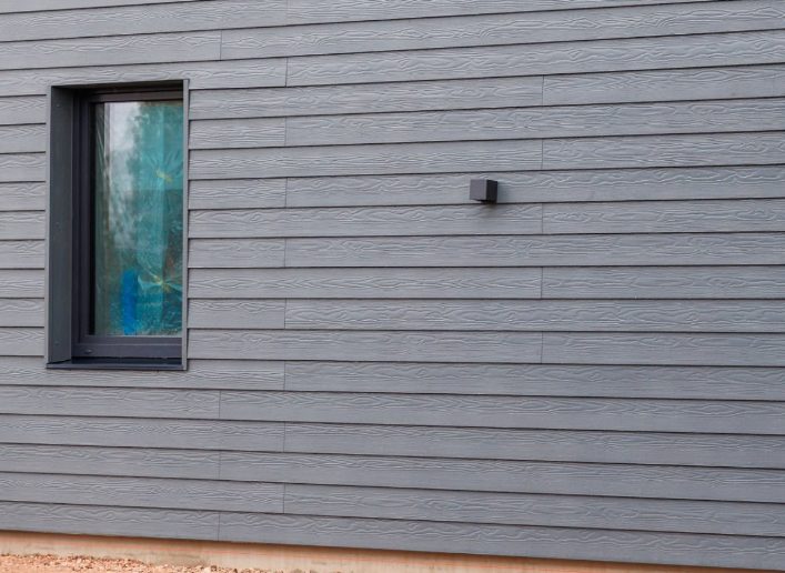 Finition bardage sur isolation extérieure